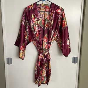 Floral robe